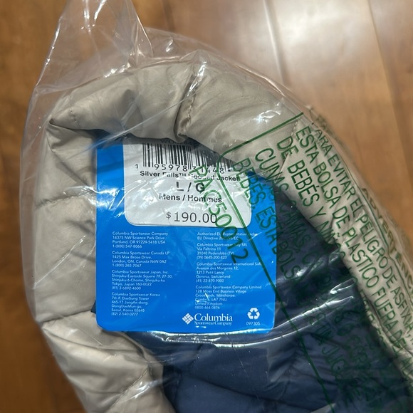 NWT Columbia Men's Silver Falls Hooded Jacket - Picture 4 of 5